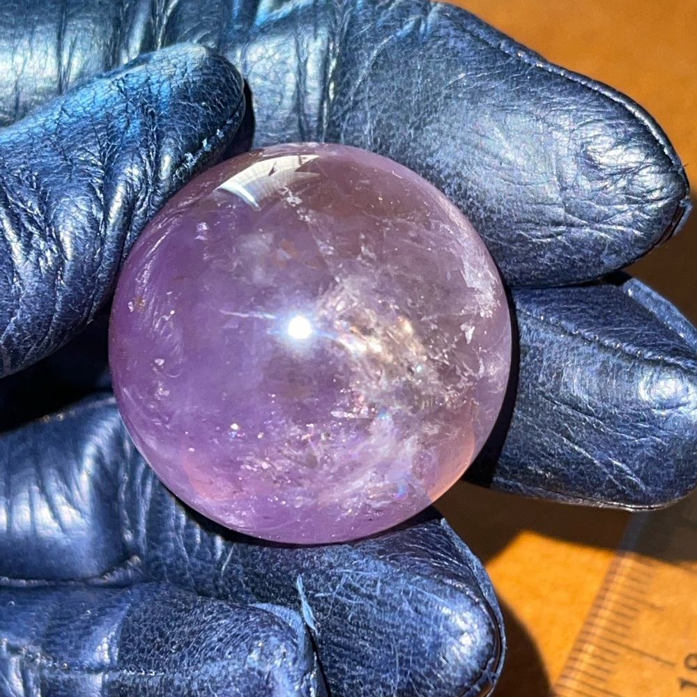 Ametrine Sphere A. - Picture 2 of 13